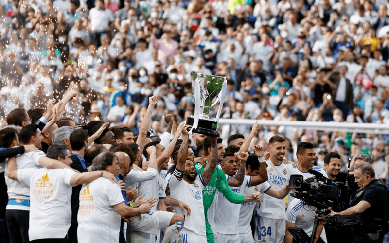 Real Madrid – kỷ lục gia vĩ đại nhất lịch sử giải đấu với 36 lần đăng quang.